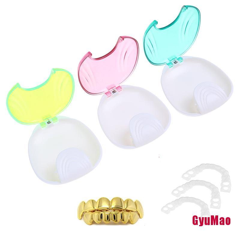 1 Hộp Đựng Răng Giả Vệ Sinh Răng Miệng rx1GUMO