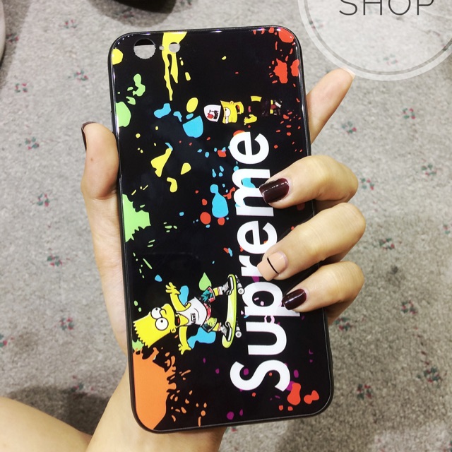 Ốp 10D tráng gương supreme ip5-7