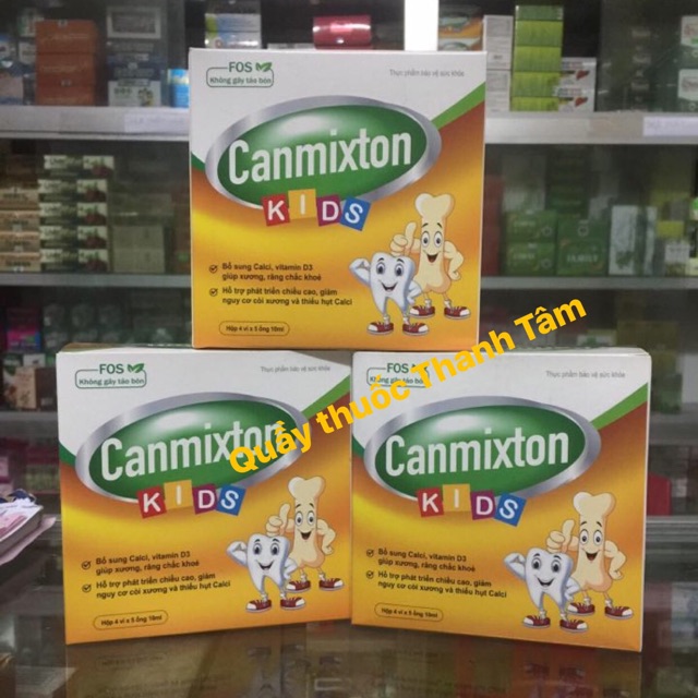 CANMIXTON-can xi cho trẻ em