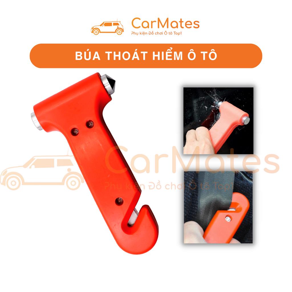 Búa Thoát Hiểm, Búa Phá Kính Khẩn Cấp An Toàn Có Dao Cắt Dây An Toàn Xe Hơi Cho Ô Tô
