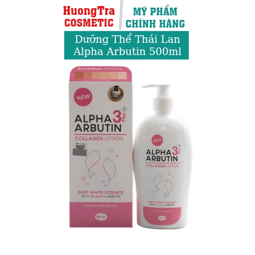 SỮA DƯỠNG TRẮNG ALPHA ARBUTIN COLLAGEN LOTION ( THÁI LAN 500ML XỊN)