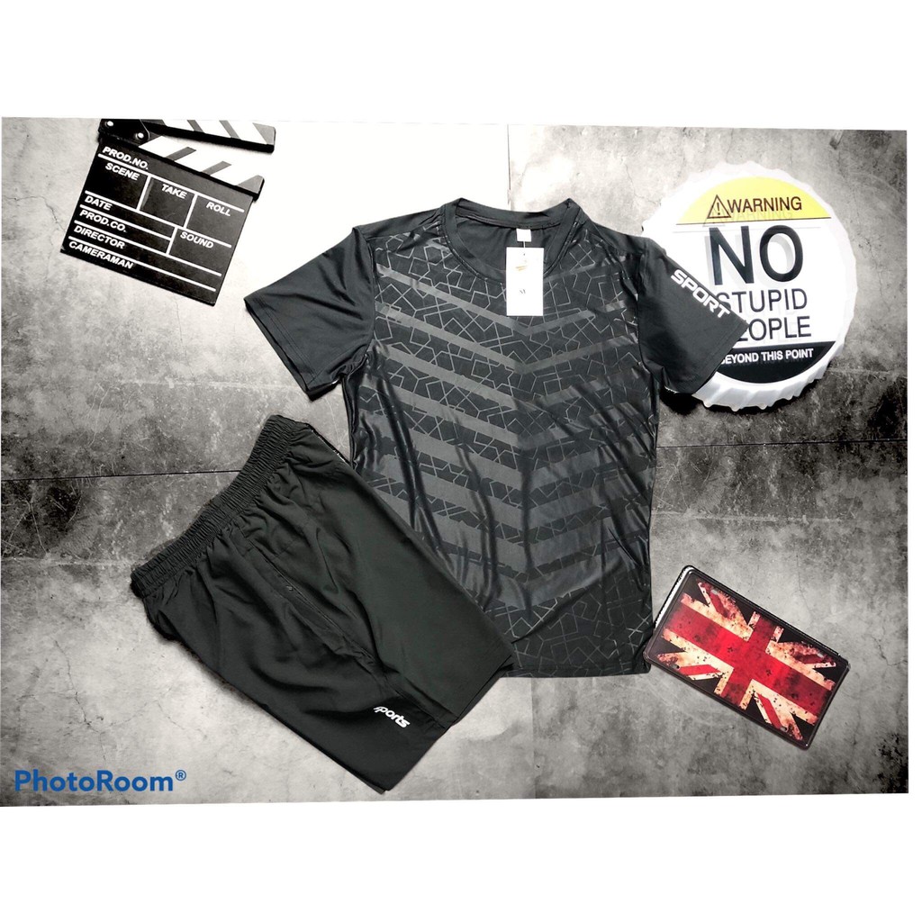 Bộ thun thể thao nam DẬP VÂN 👉FREESHIP👈chất liệu thun lạnh co dãn 4 chiều trẻ trung, thoáng mát, kèm ảnh thật | BigBuy360 - bigbuy360.vn