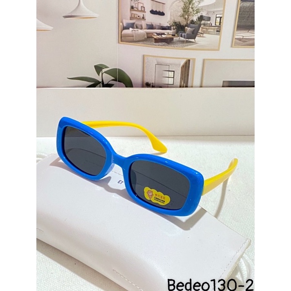 Kính mát cho bé gọng dẻochống UV400, thiết kế mắt tròn dễ đeo, màu sắc thời trang