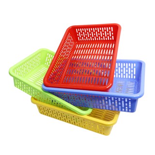 Combo 4 rổ nhựa chữ nhật 36 x 25.5 x 9 cm Chấn Thuận Thành đựng đồ, đựng rau củ, đa năng tiện dụng (RCN3620-4)