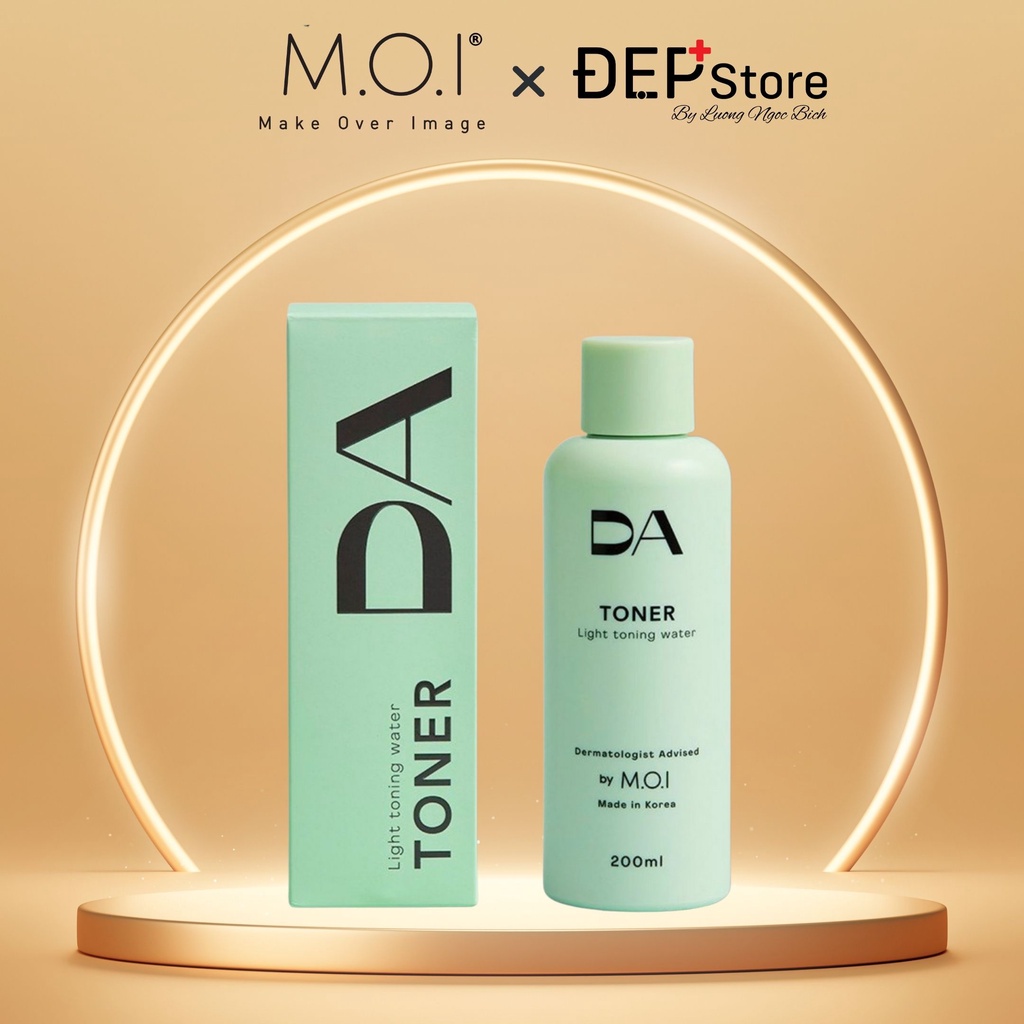 Nước Thần Toner D.A by M.O.I 5 Trong 1 Làm sáng, chống oxy hóa, dưỡng ẩm 200ml