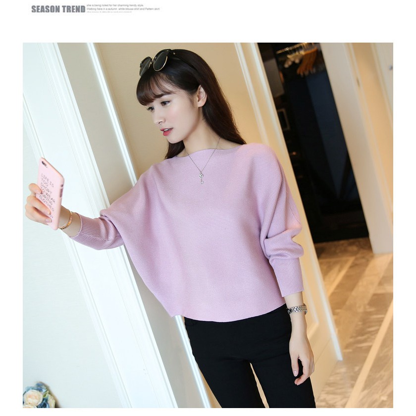 Áo len cánh dơi freesize