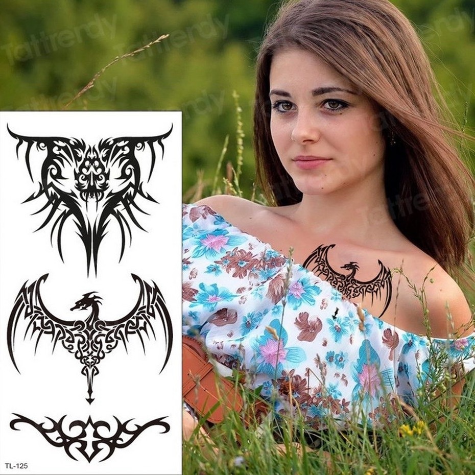 Hình Xăm Dán Tạm Thời Chống Thấm Nước &amp;amp; Hình Xăm Dán Henna Cá Tính
