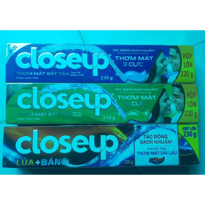 Kem đánh răng Closeup các loại 230g