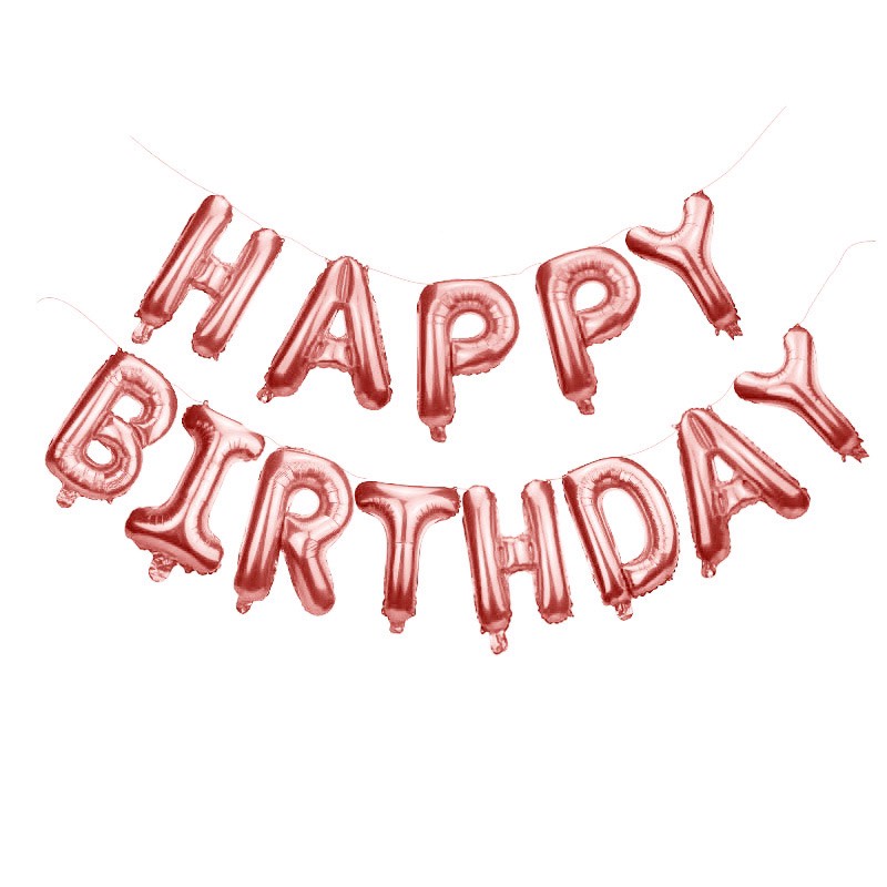 Giá sỉ bộ bóng chữ HAPPY BIRTHDAY chúc mừng sinh nhật chọn màu giá 1x
