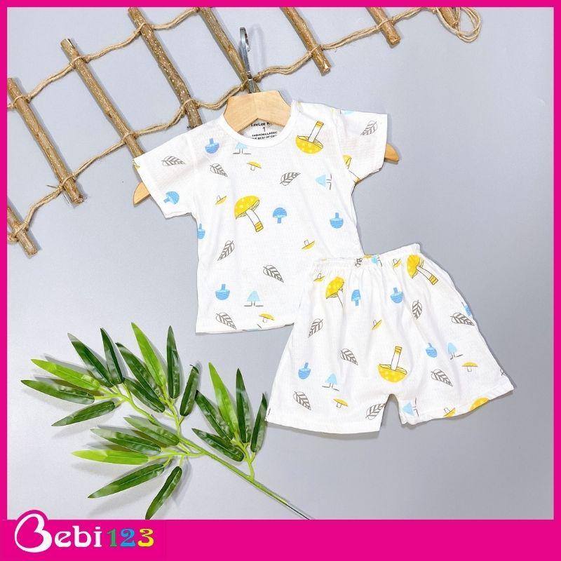 Bộ LeeLee Kids cọc tay, ba lỗ siêu mềm mát cho bé yêu