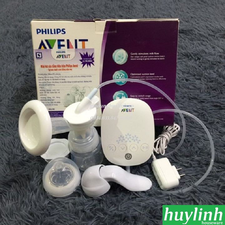 Máy hút sữa điện Philips Avent SCF301/01 - bảo hành 2 năm chính hãng