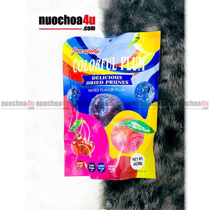 Xí Muội Mix Vị JUESVILLA - Delicious Dried Prunes 408g - Hồng Kông