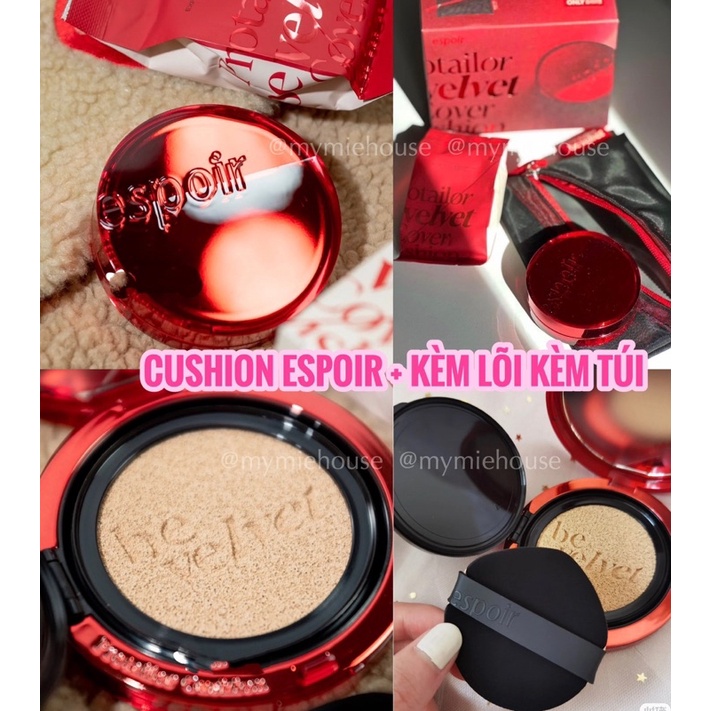 Phấn nước Cushion Espoir Protailor Be Velvet Cover