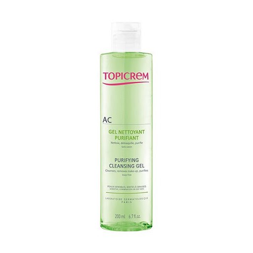 [QUÀ TẶNG + QUÀ TẶNG] Topicream AC Purifying Cleansing Gel Sữa Rửa Mặt Cho Da Dầu Mụn - 200ml