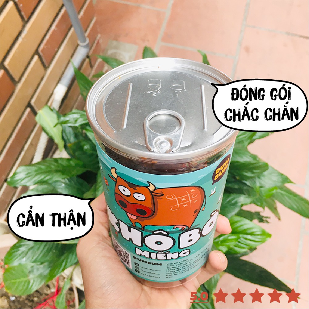 [Mã GROXUAN1 giảm 8% đơn 150K] Khô bò miếng 200g Dumbum đồ ăn vặt Hà Nội vừa ngon vừa rẻ | BigBuy360 - bigbuy360.vn