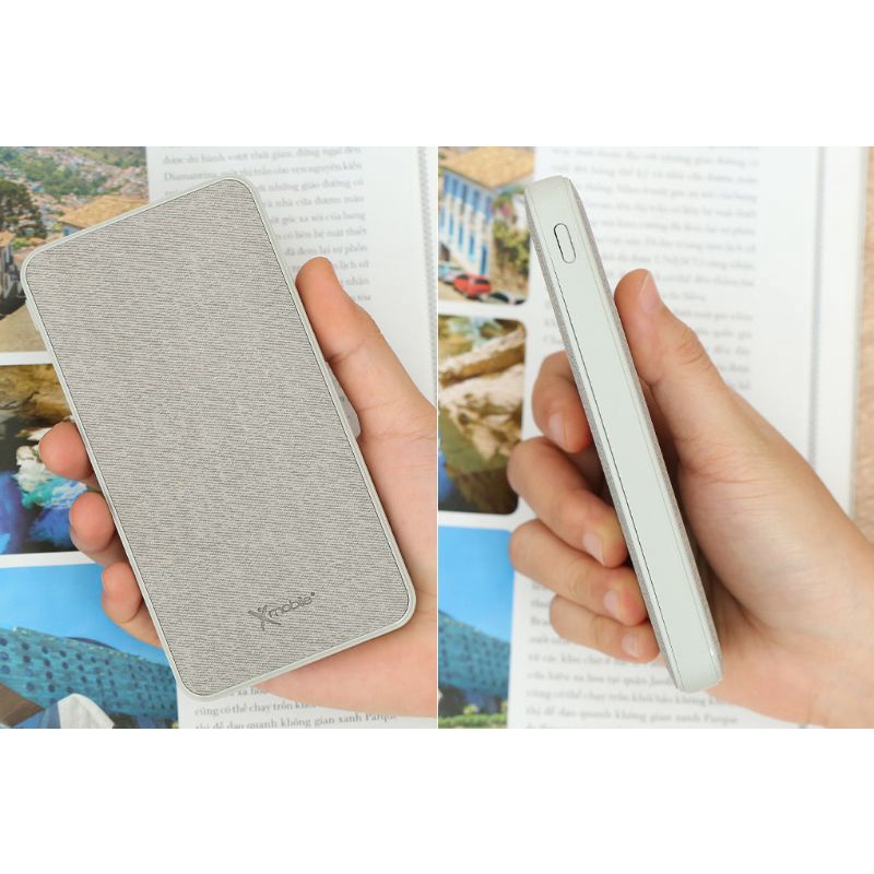 Pin sạc dự phòng Polymer 10.000 mAh Type C PD QC3.0 Xmobile P68D likenew 99%