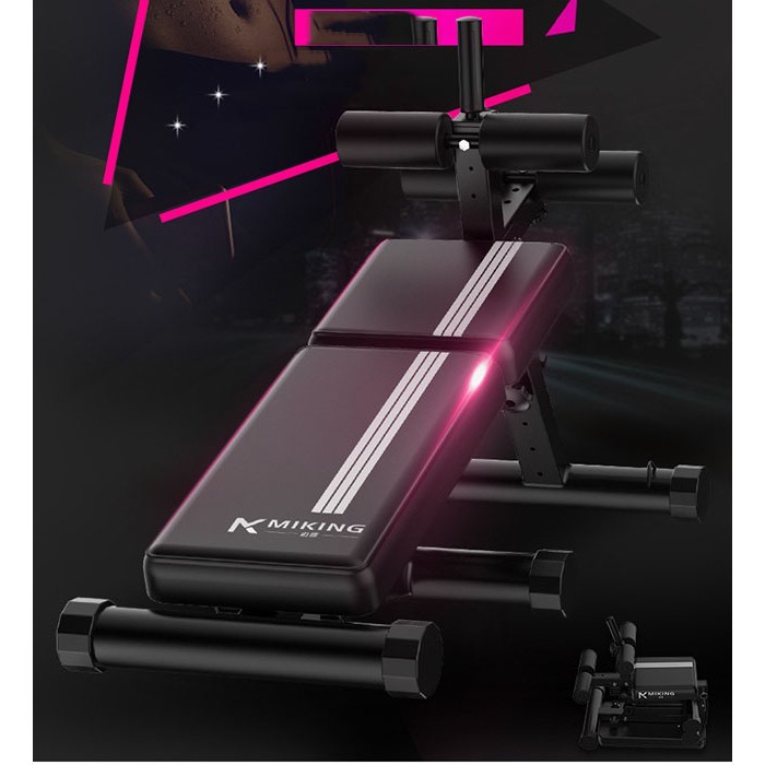 Ghế tập gym gấp gọn - ghế tập bụng đa năng tại nhà - dụng cụ thể hình