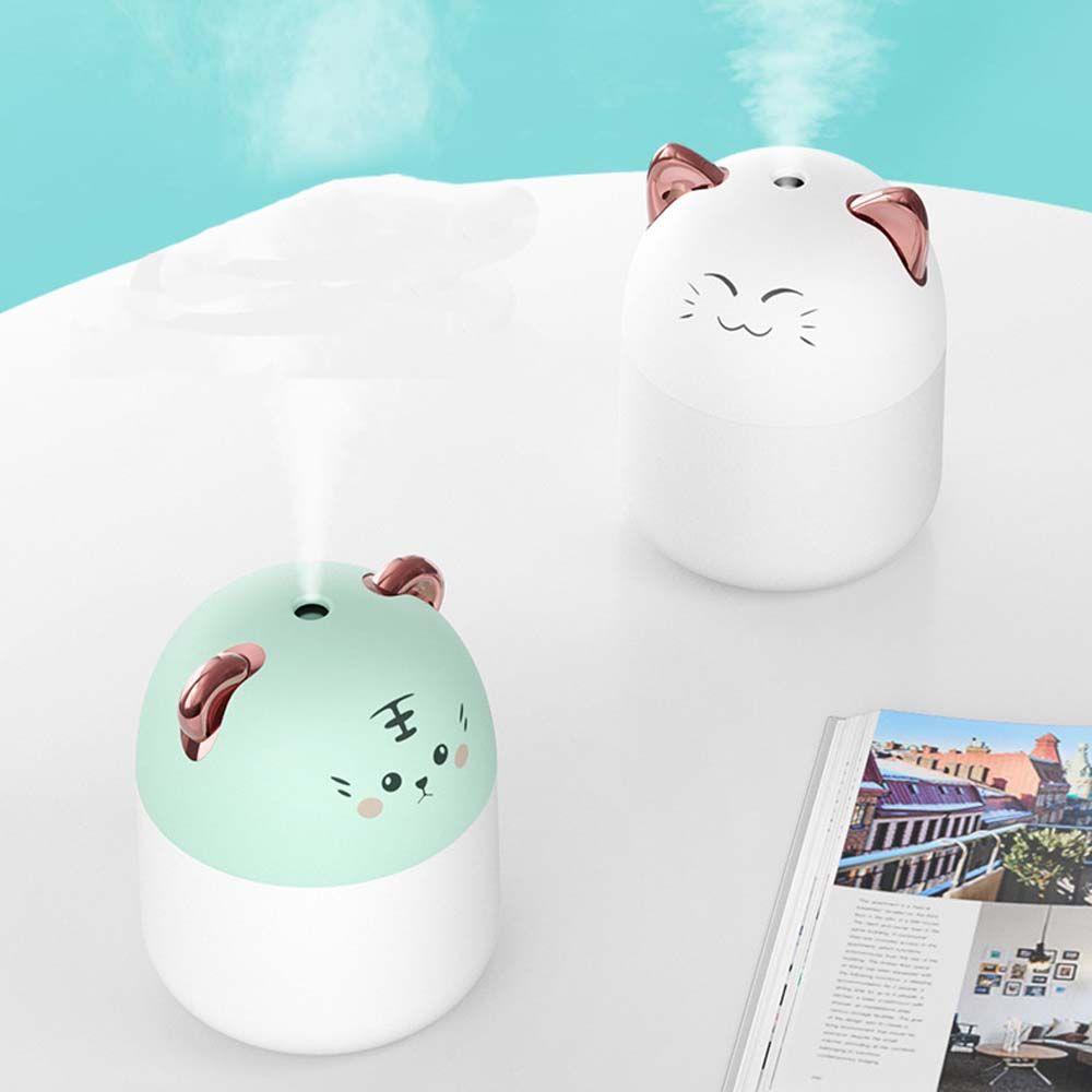 Máy Phun Sương Tạo Độ Ẩm Không Khí Hình Mèo Có Đèn Ngủ Cho Trẻ Sơ Sinh REBUY1