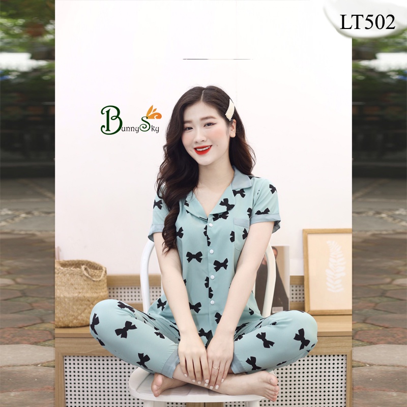 Đồ bộ mặc nhà, mặc sau sinh, đồ bộ thiết kế họa tiết đẹp