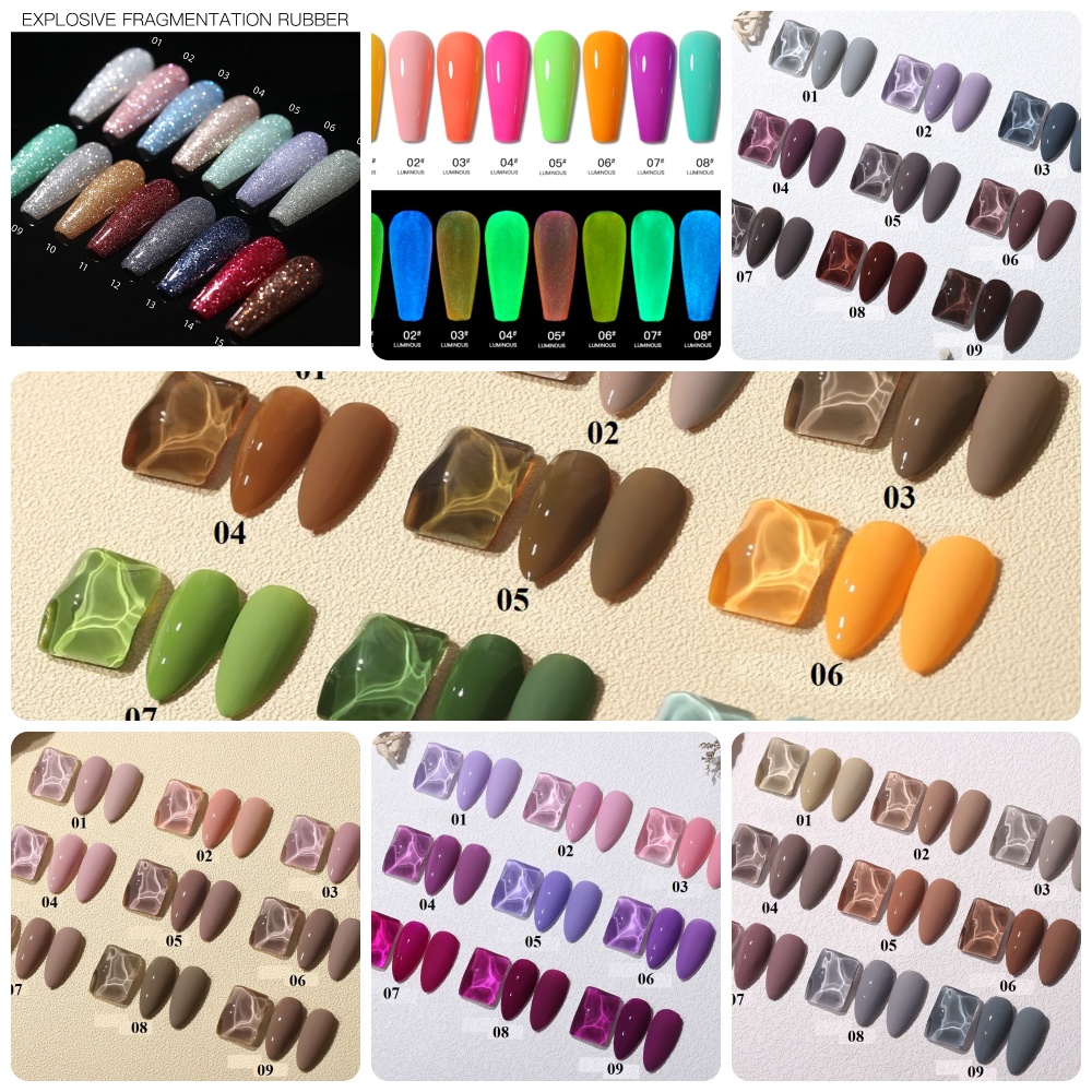 Set 10 chai sơn gel Elise cao cấp chính hãng 15ml (sơn thanh lý mỗi set 10 chai, hàng mới 100%, chọn màu ngẫu nhiên)