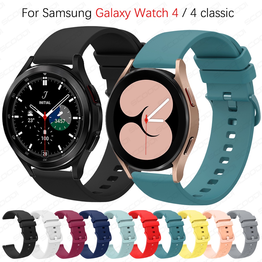 Dây Silicone Thay Thế Cho ĐồNg Hồ Samsung Galaxy Watch 4 44/40mm Galaxy Watch 4 classic 46/42mm