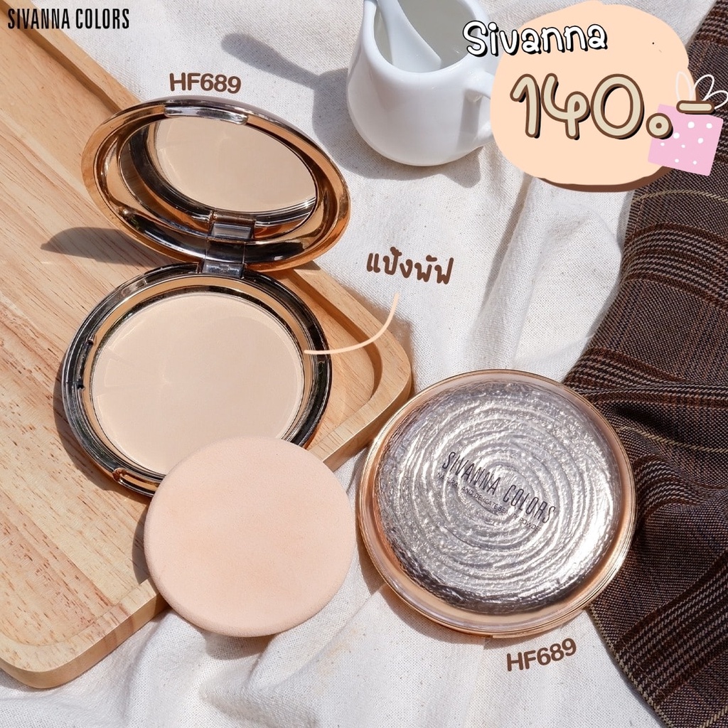 [Thailand] Phấn Phủ Sivanna Mịn Che Phủ Tuyệt Vời Sivanna Colors Ultra Foundation Silky Smooth HF689