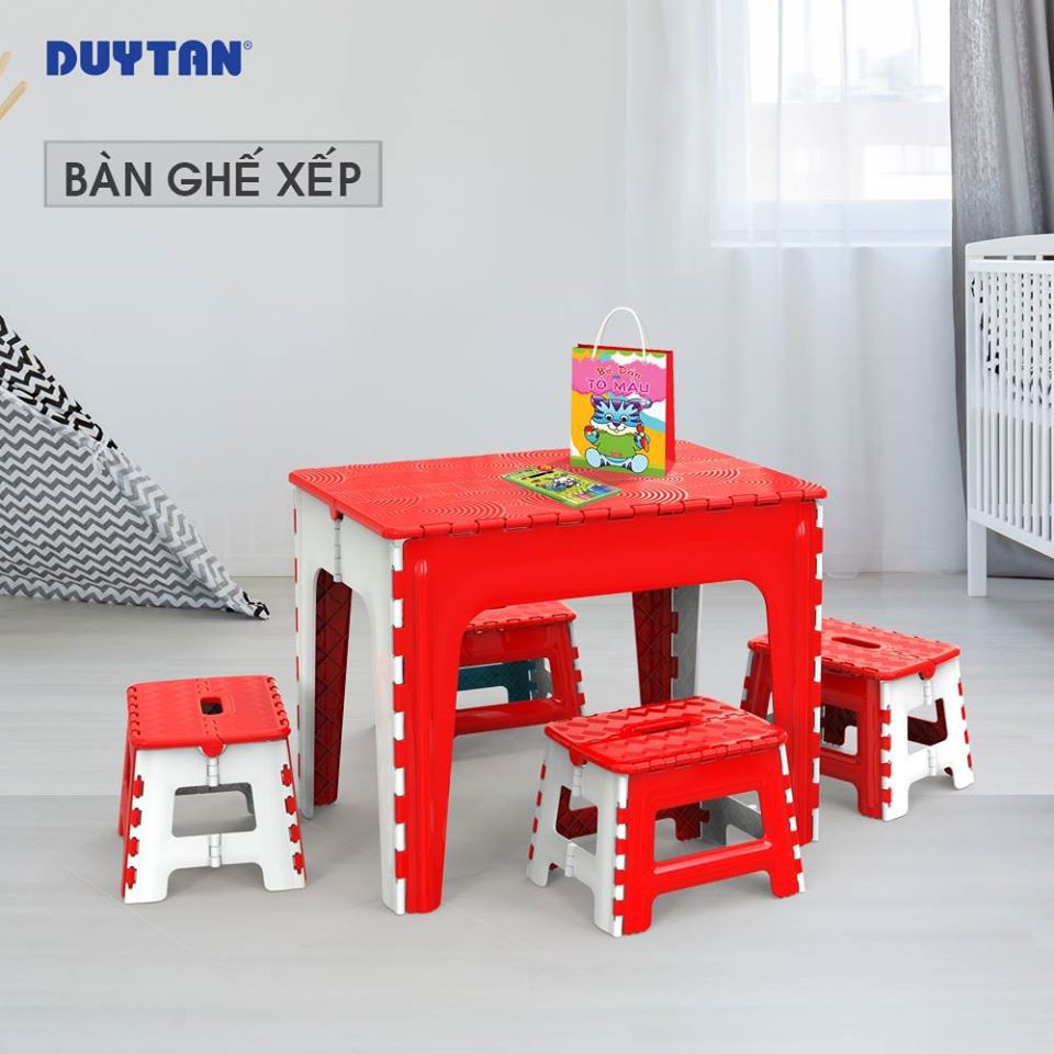 Bàn nhựa xếp Duy Tân cao cấp (65*45*50 cm)- GIAO NHANH 1H