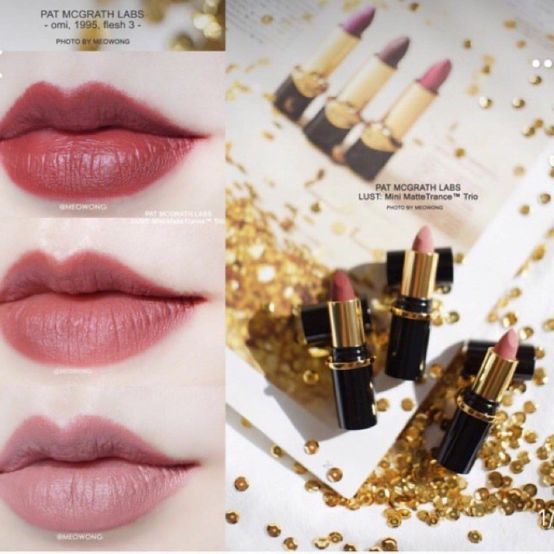 SET SON MINI PAT MCGRATH MATTHE LIPSTICK TRIO