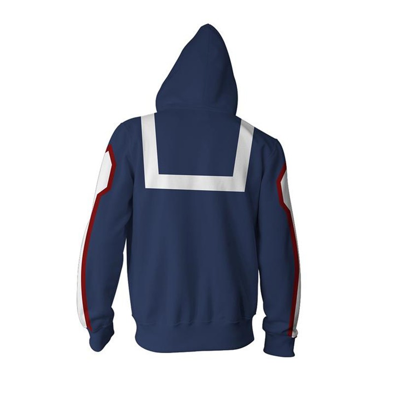 Áo hoodie họa tiết 3D nhân vật anime my hero academia thời trang