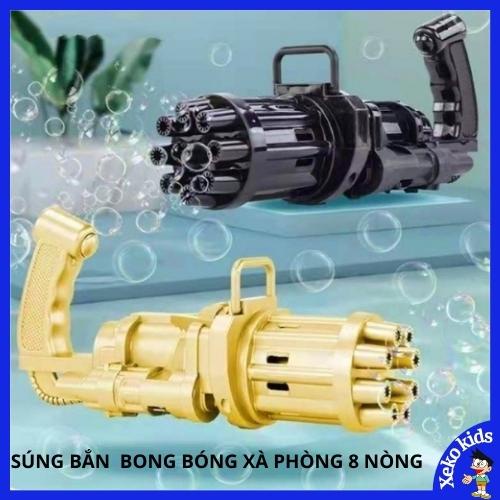 Đồ chơi vui nhộn súng bắn bong bóng xà phòng cho bé trai và bé gái. Trò chơi vận động cho trẻ em XEKO46