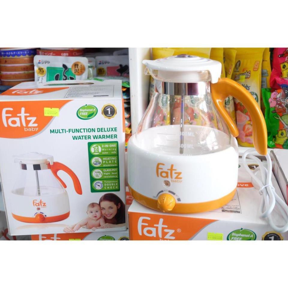 Máy hâm nước pha sữa 800ml Fatzbaby FB3004SL / FB3005SL có đồng hồ đo nhiệt độ