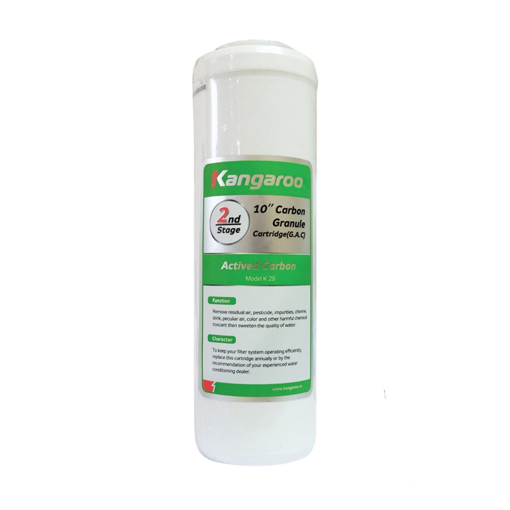 Bộ 03 lõi lọc nước 123 Kangaroo dùng cho mọi máy lọc nước RO - Cam kết lõi lọc Kangaroo chính hãng