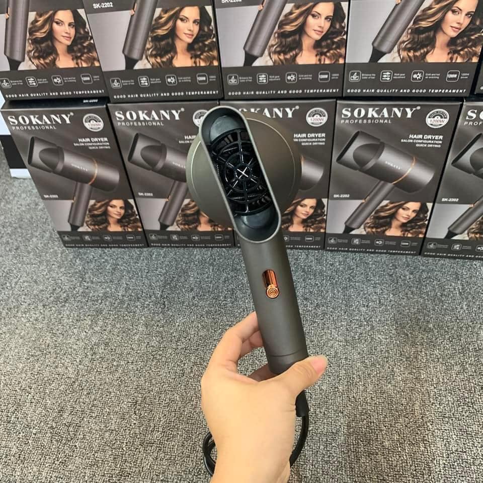 Máy sấy tóc SONAKY nhanh khô, công suất mạnh 1200W 2 chế độ