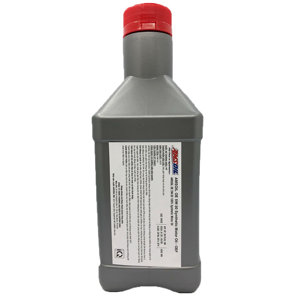 Nhớt Xe Hơi Tổng Hợp Amsoil OE 5w30 946ml