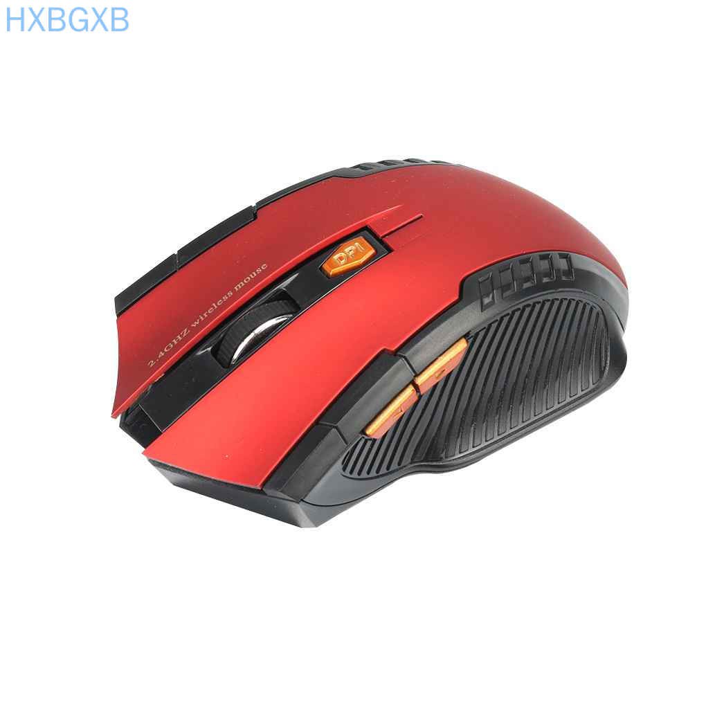 HXBG - 2.4GHz USB Wireless Mouse Gaming Optical Mice Computer Mouse 800-1200-1600DPI for Desktop Laptop PC Pro Gamer