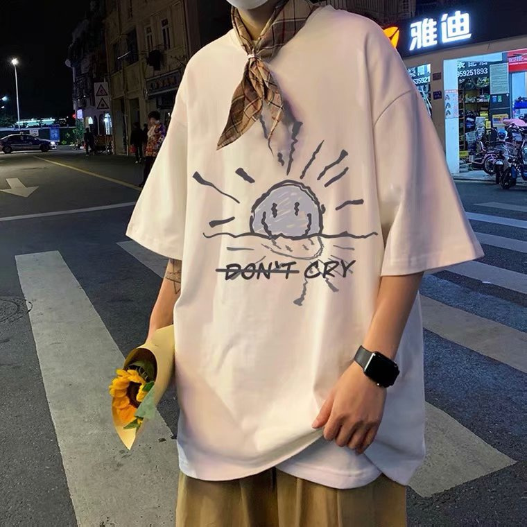 Áo Thun Tay Ngắn Thời Trang Cho Nam Size M-5Xl