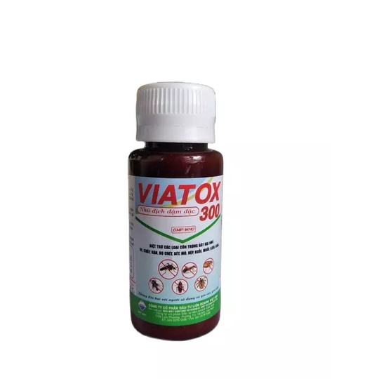VIATOX 300 - DIỆT RUỒI, MUỖI, VE, BỌ CHÉT TRÊN GIA SÚC, GIA CẦM VÀ THÚ CƯNG - RUVET VIỆT NAM - DỤNG CỤ THÚ Y - THUỐC THÚ