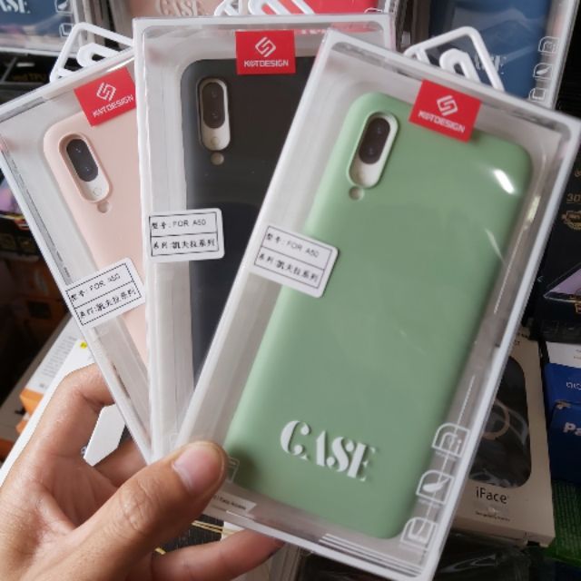 Ốp lưng dẻo màu KT Desing Galaxy A50 2019 Nhiều màu
