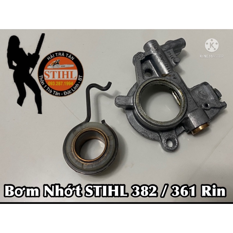 Bộ Heo Bơm Nhớt Rin Chính Hãng Ráp Cho Máy Cưa STIHL382 361 Hàng chính hãng