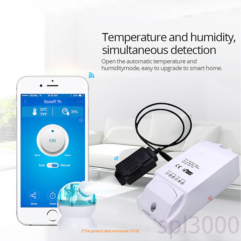 Cảm Biến Nhiệt Độ / Độ Ẩm Thông Minh Cho Sonoff Th10 / Th16
