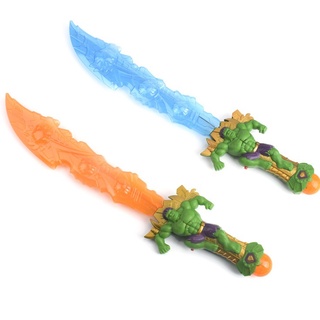 Kiếm siêu nhân HULK có nhạc phát sáng, kếm siêu nhân xanh cho các bé