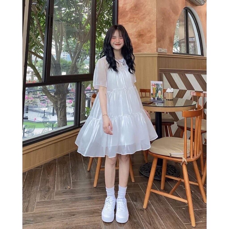 Váy babydoll bánh bèo siêu xinh