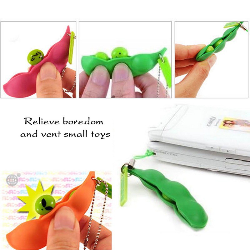 Đồ chơi bóp hạt đậu squishy vô hạn giải tỏa căng thẳng chống trầm cảm làm mặt móc khóa trang trí