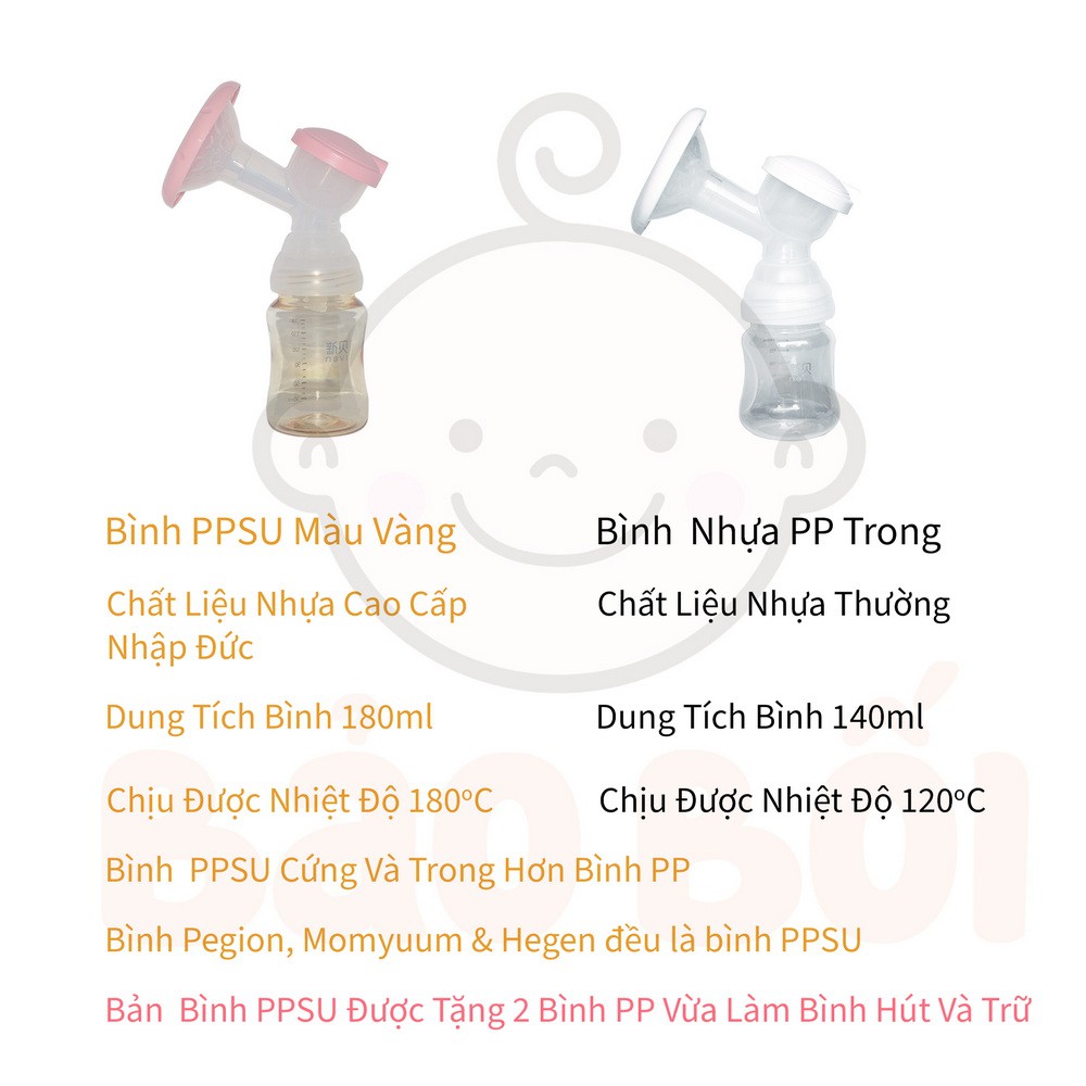 Máy Hút Sữa Điện Đôi Nevi Bản Nâng Cấp XB-8775-1