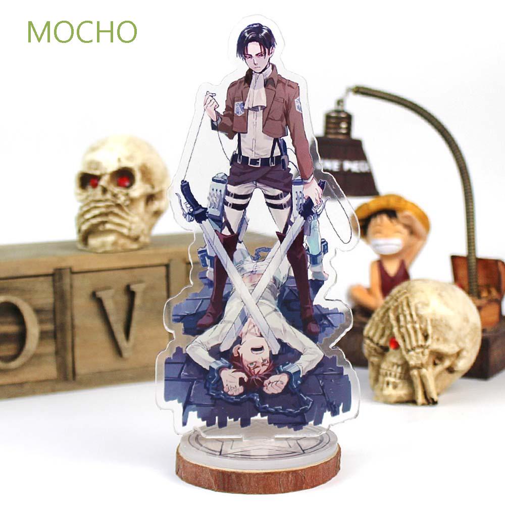 Mô hình nhân vật Levi Ackerman trong Attack on Titan hai mặt bằng acrylic dễ thương trang trí bàn làm việc