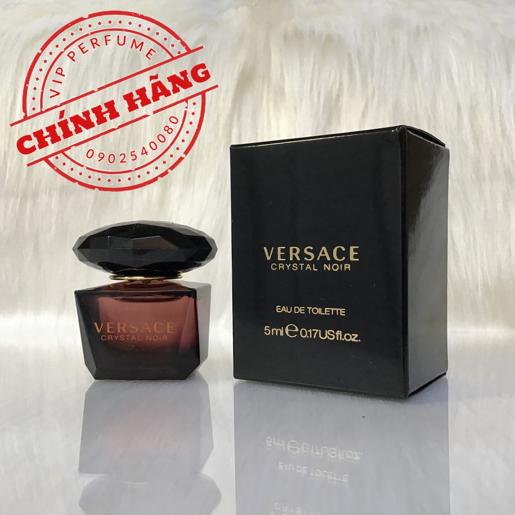 Nước hoa nữ chính hãng Versace Crystal Noir EDT 5ml