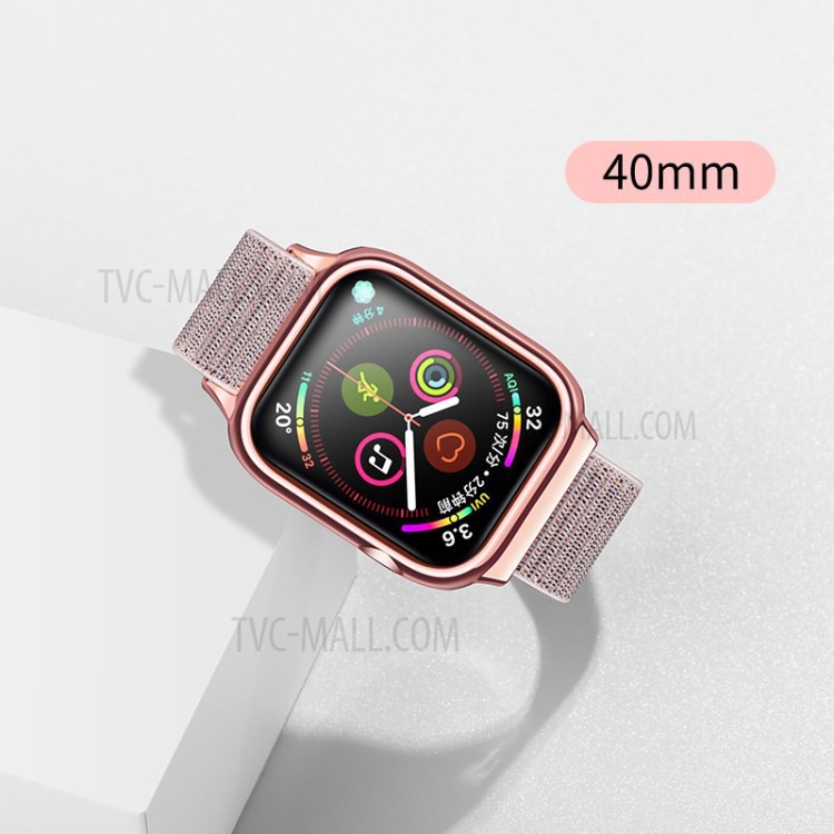 Dây sport loop + cover cho Apple Watch đồng Hồ Thông Minh iWatch 1/ 2/ 3/ 4/ 5/ 6/ SE Size 38mm 40mm 42mm 44mm