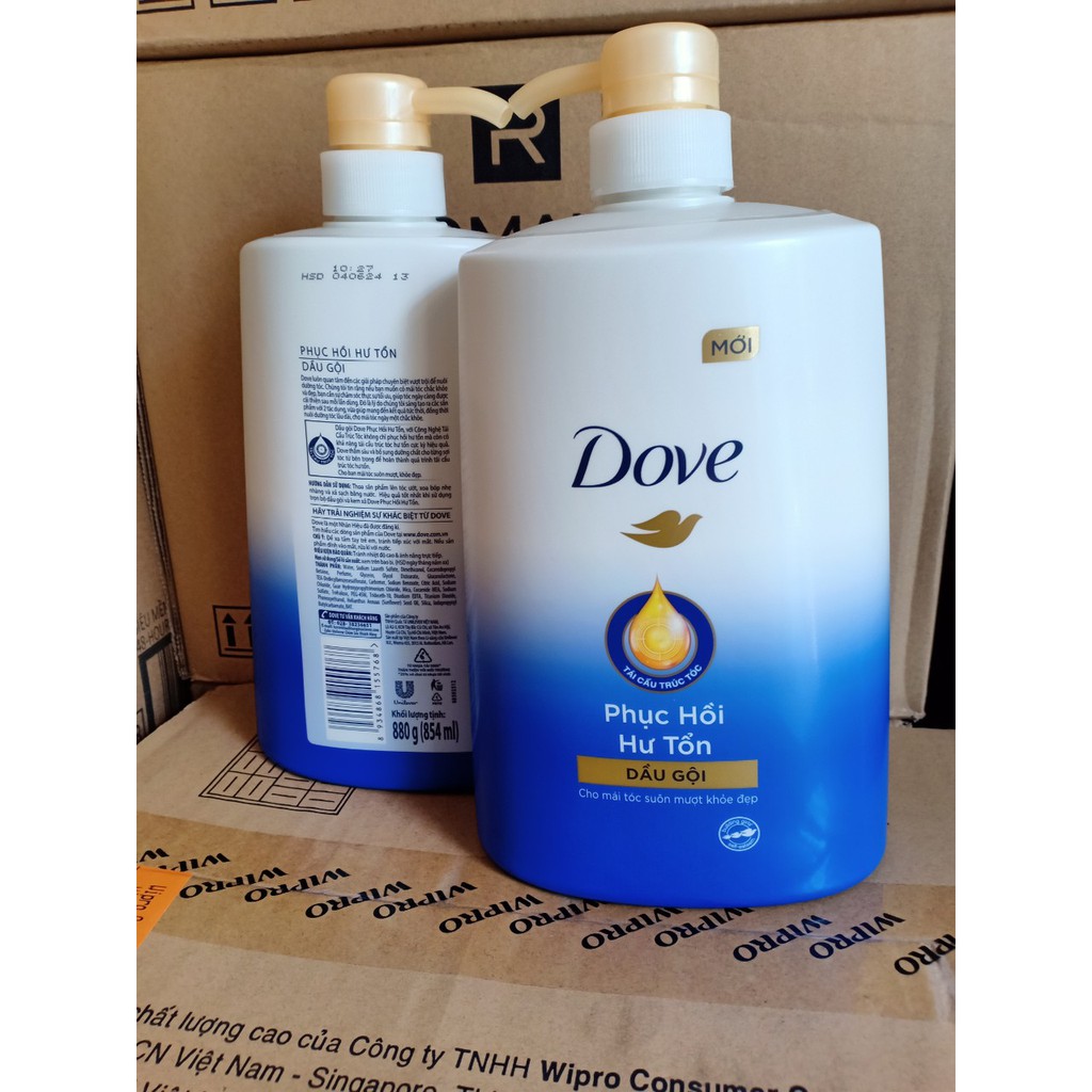 DẤU GỘI DOVE PHỤC HỒI HƯ TỔN 900G/BỘ DOVE TẶNG