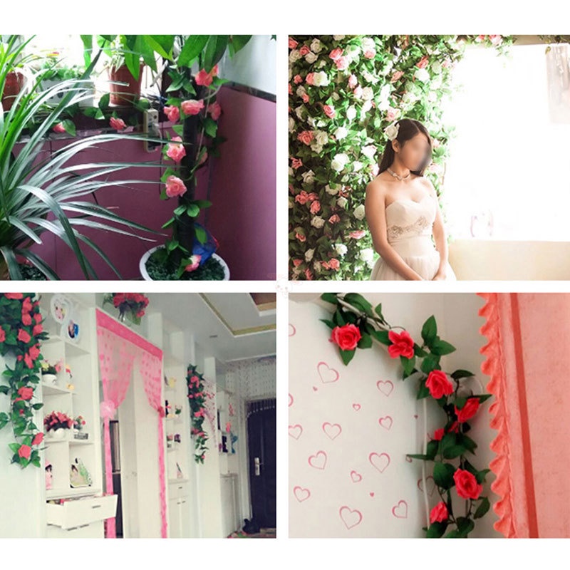 Dây Hoa Thường Xuân Nhân Tạo 2.5m Trang Trí Nhà Cửa / Tiệc Cưới