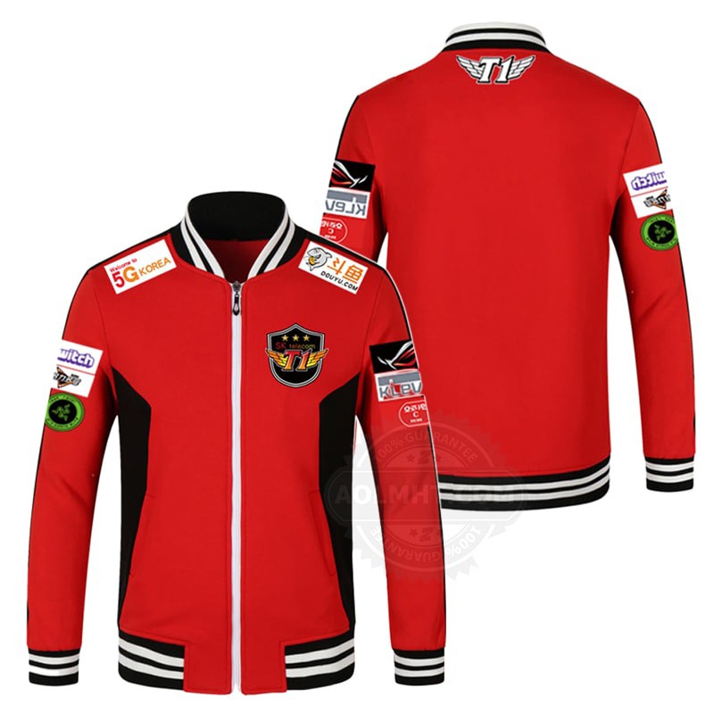 Áo khoác SKT T1 (Đỏ) Full Logo | BigBuy360 - bigbuy360.vn